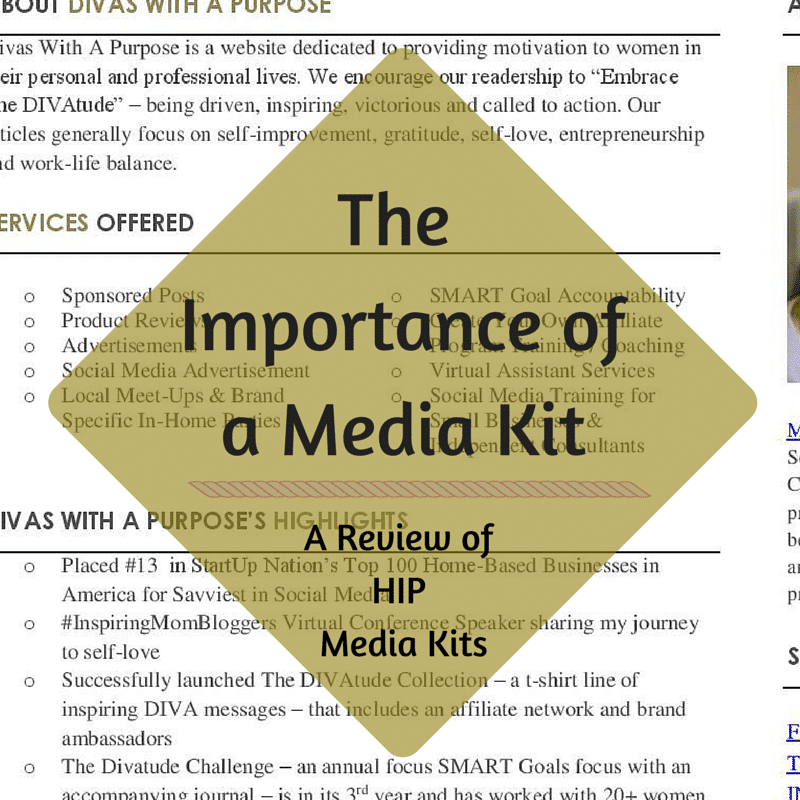 The Importance ofA Media Kit