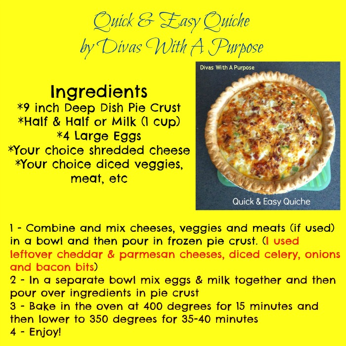 Quick and Easy Quiche Recipe