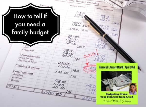 How to tell if you need a family budget