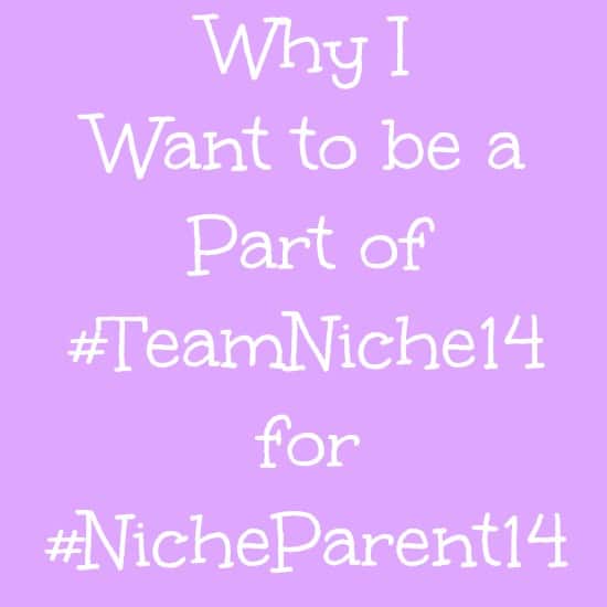 Why I Want To Be A Part of #TeamNiche14 for #NicheParent14