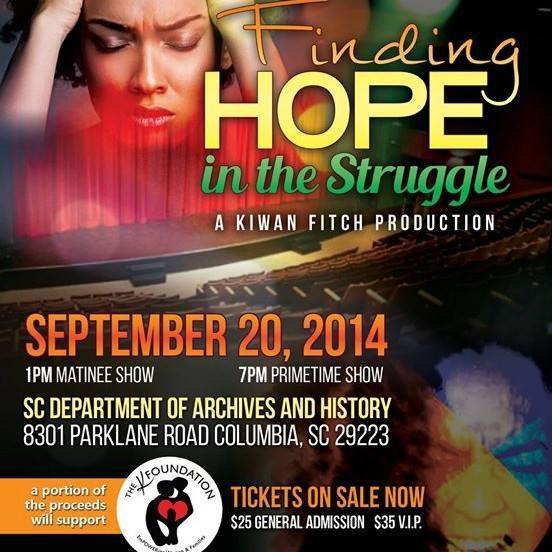 Finding Hope In The Struggle Flier