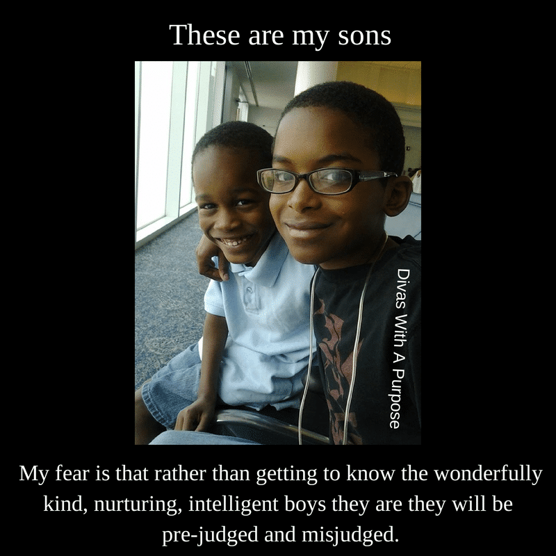 These are my sons #VoicesForOurSons