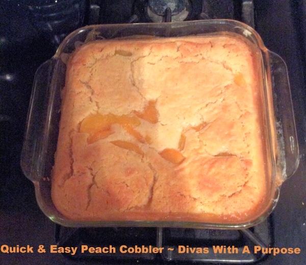 Quick and Easy Peach Cobbler