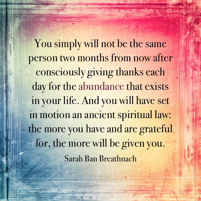 daily gratitude