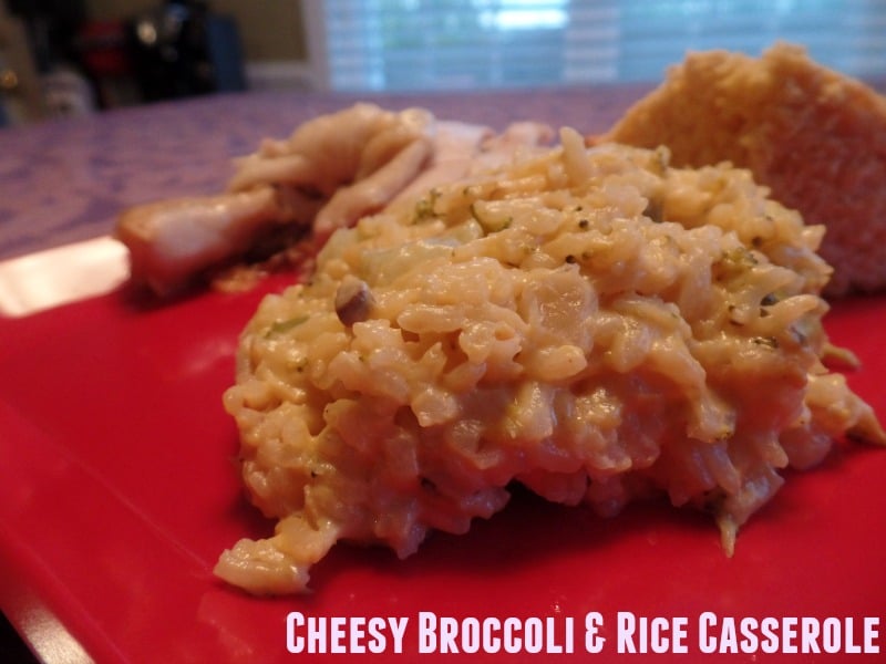 Cheesy Broccoli and Rice Casserole