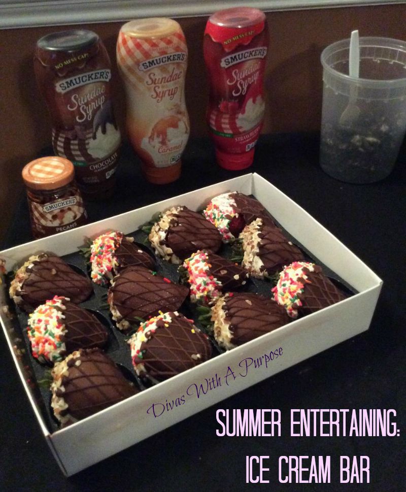 Summer Entertaining Ice Cream Bar