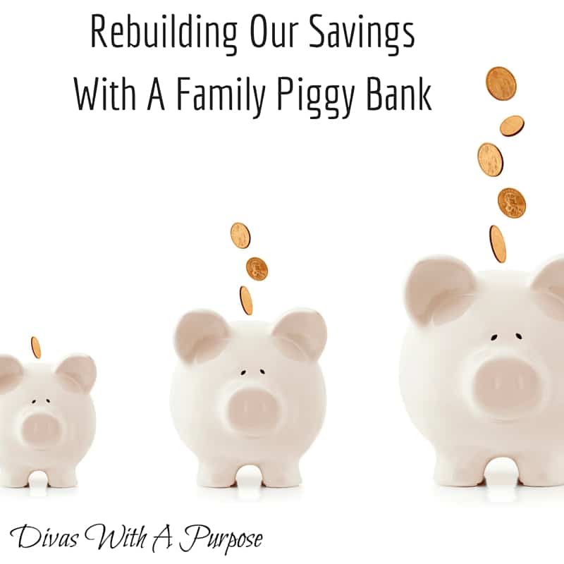 Rebuilding Our Savings With A Family Piggy Bank