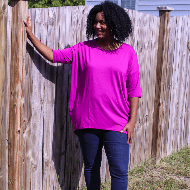 Work From Home Fashion wearing the LulaRoe Perfect T
