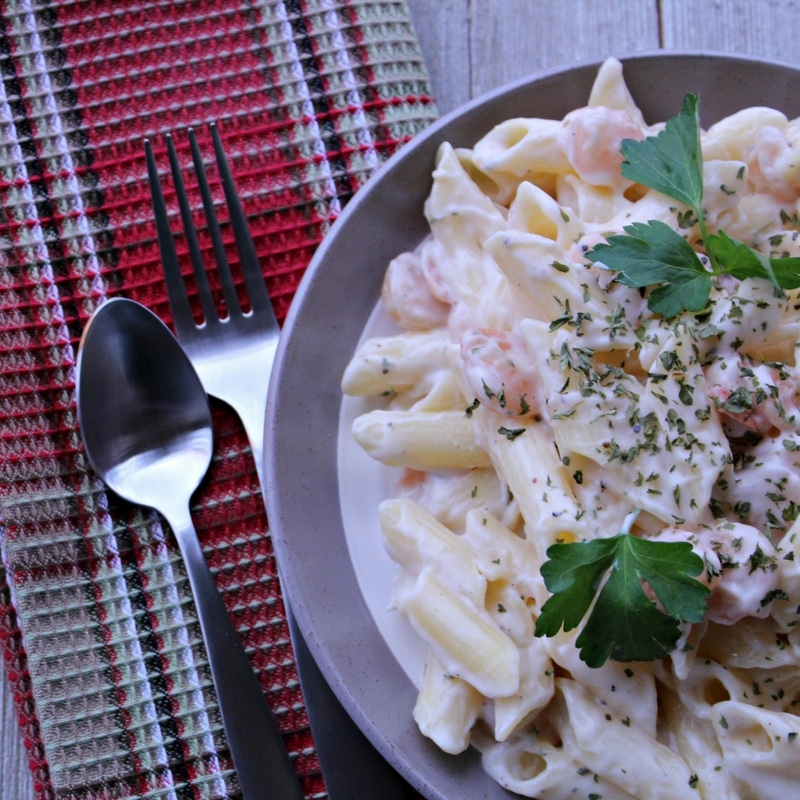 Easy Shrimp Alfredo