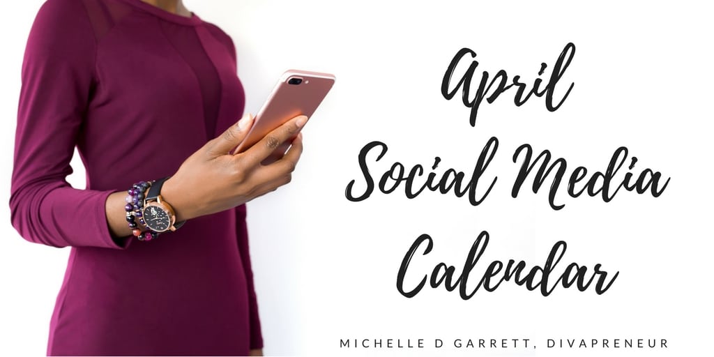 April Social Media Calendar