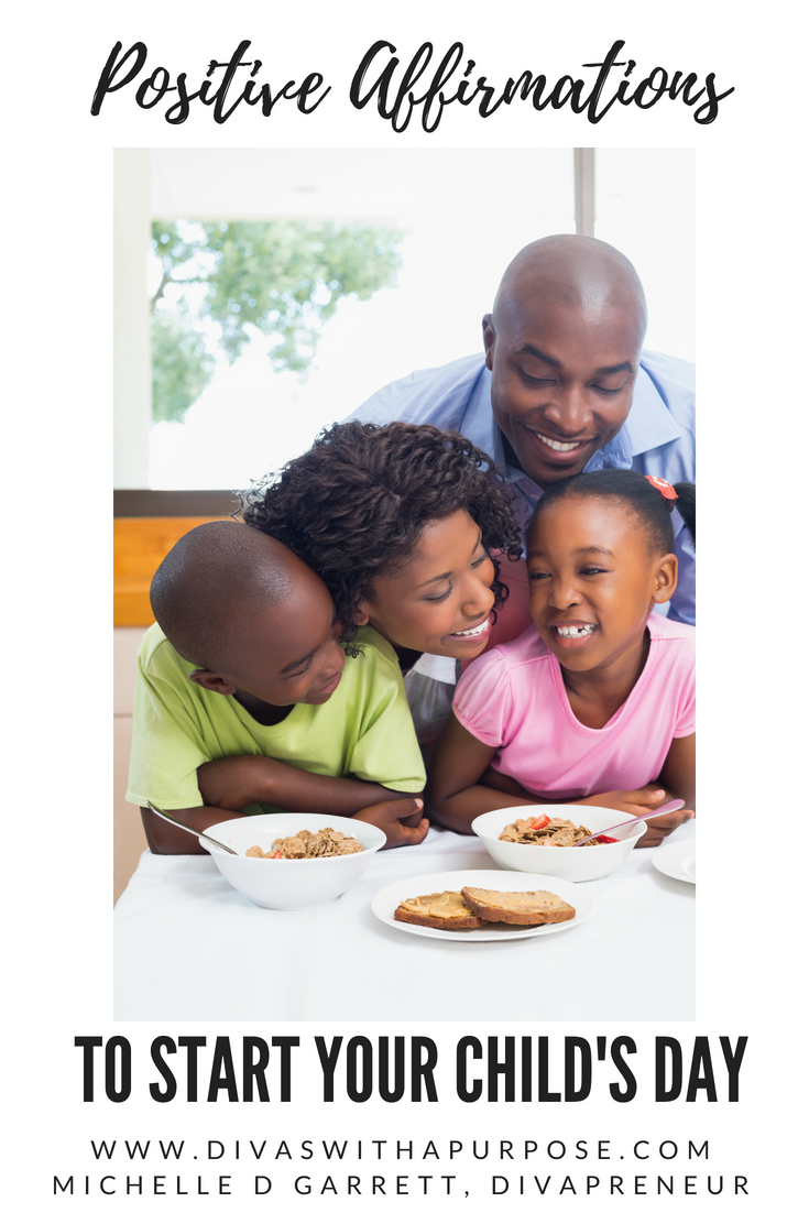 happy family having breakfast together in the morning