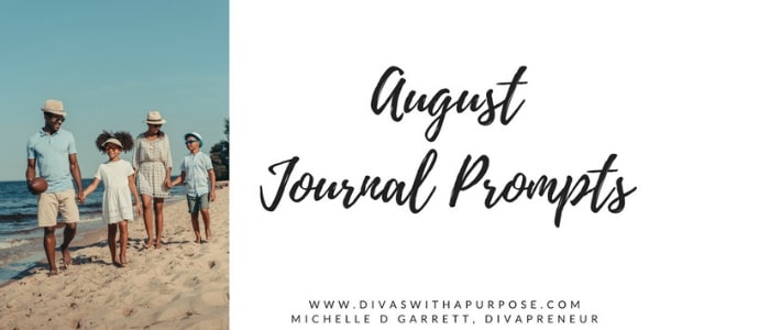 August Journal Prompts that are family friendly