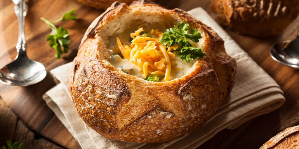 Fall bucket list Eat soup in a bread bowl