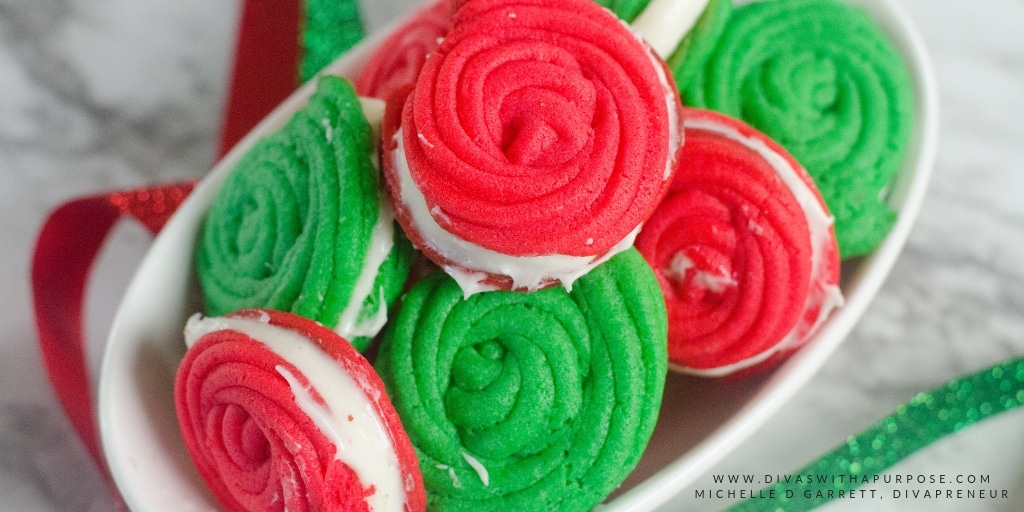 Christmas Rose Cookies