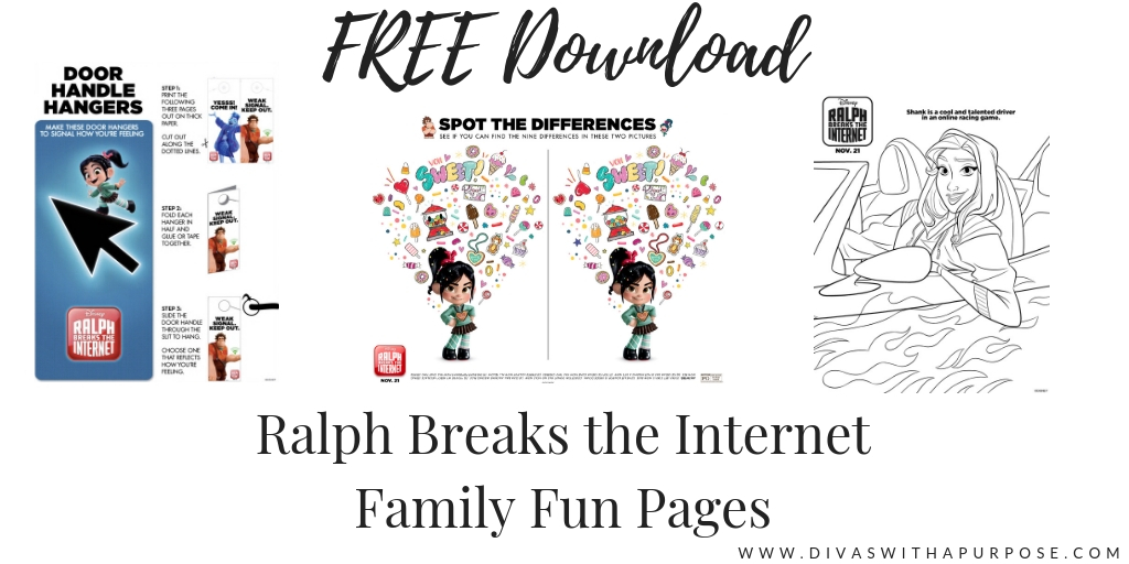 Ralph Breaks the Internet Family Fun Pages