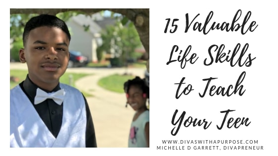 Here are 15 Valuable Life Skills to Teach Your Teenager. As we prepare for college life, these skills are a priority in our household. #teenagers #parenting #lifeskills