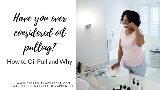 How to Oil Pull and Why. This article gives simple steps on how and why you should add oil pulling to your daily regimen. #oilpulling #coconutoil #healthyhabits