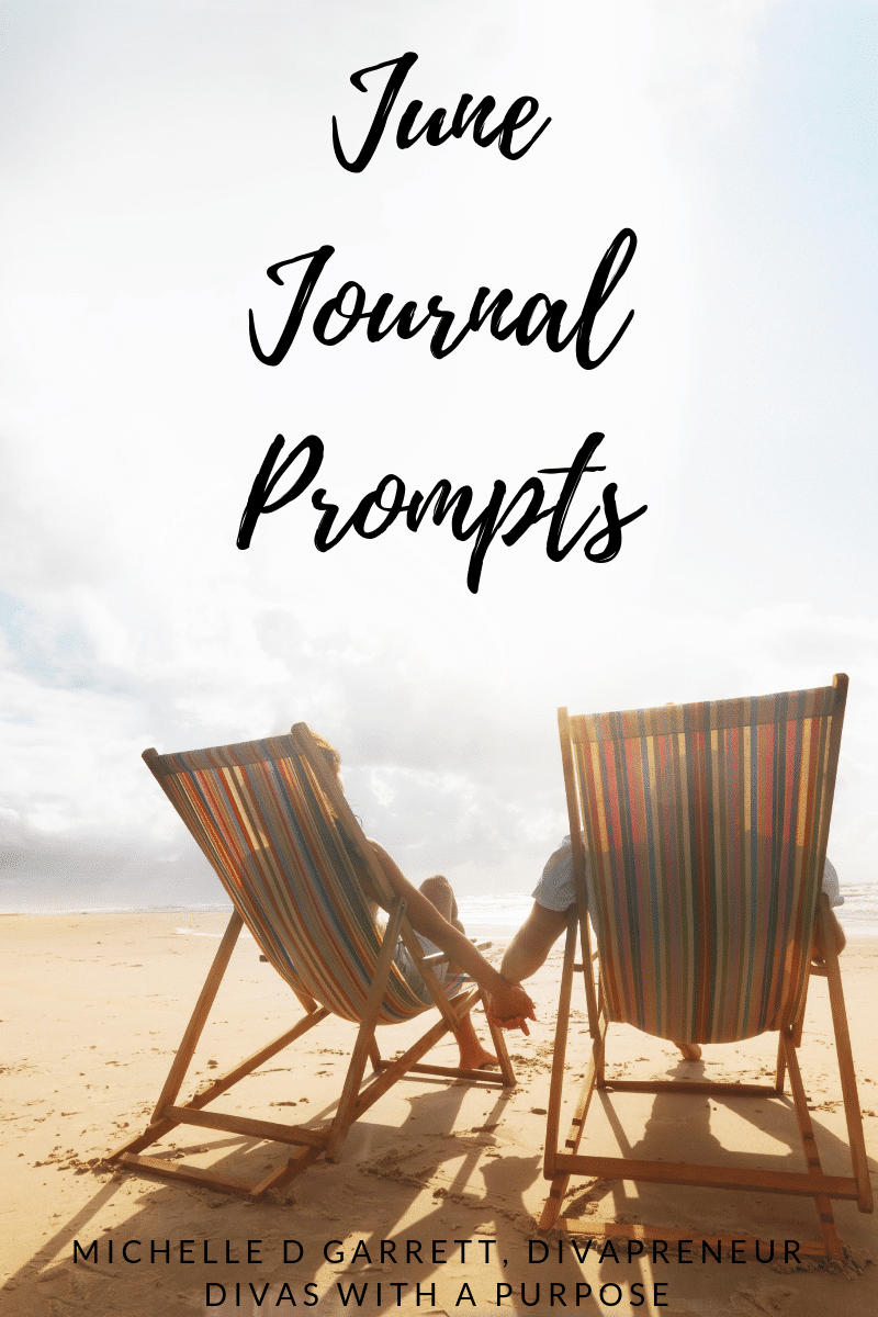 June Journaling Prompts: Great journal prompts to use within your personal and professional journaling journey. These can also be used to engage with your online social media community. #journalprompts