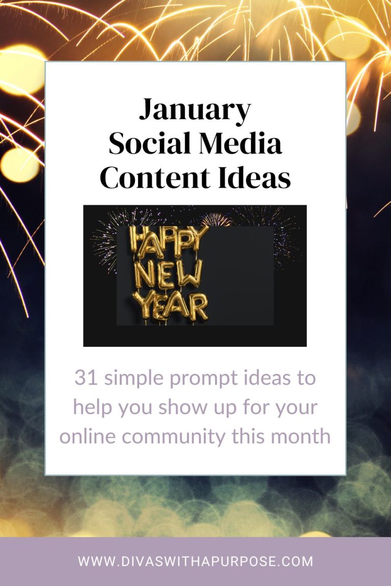 January Social Media Prompts