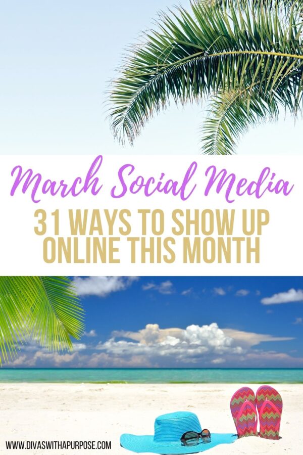 Ready to show up on social media this March? Here are 31 March social media prompts to help you do just that on your platforms.