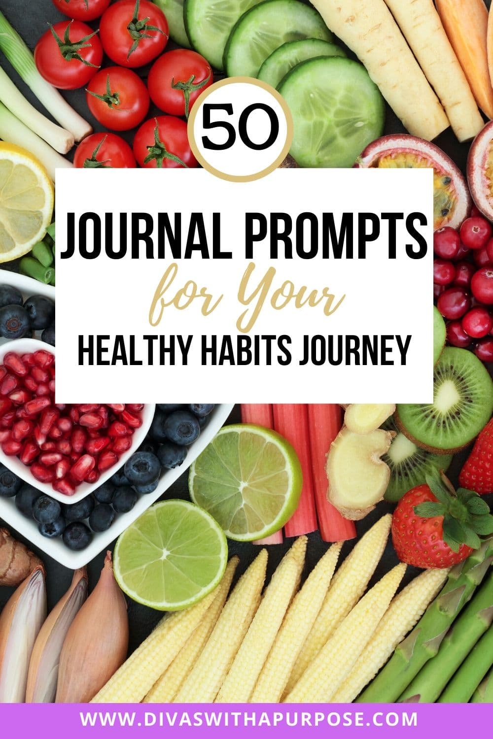 Adding journaling to your healthy habits routine helps tie in what you are doing to become a healthier you. Here are journal prompts to get you started. | #healthyhabits #journalprompts