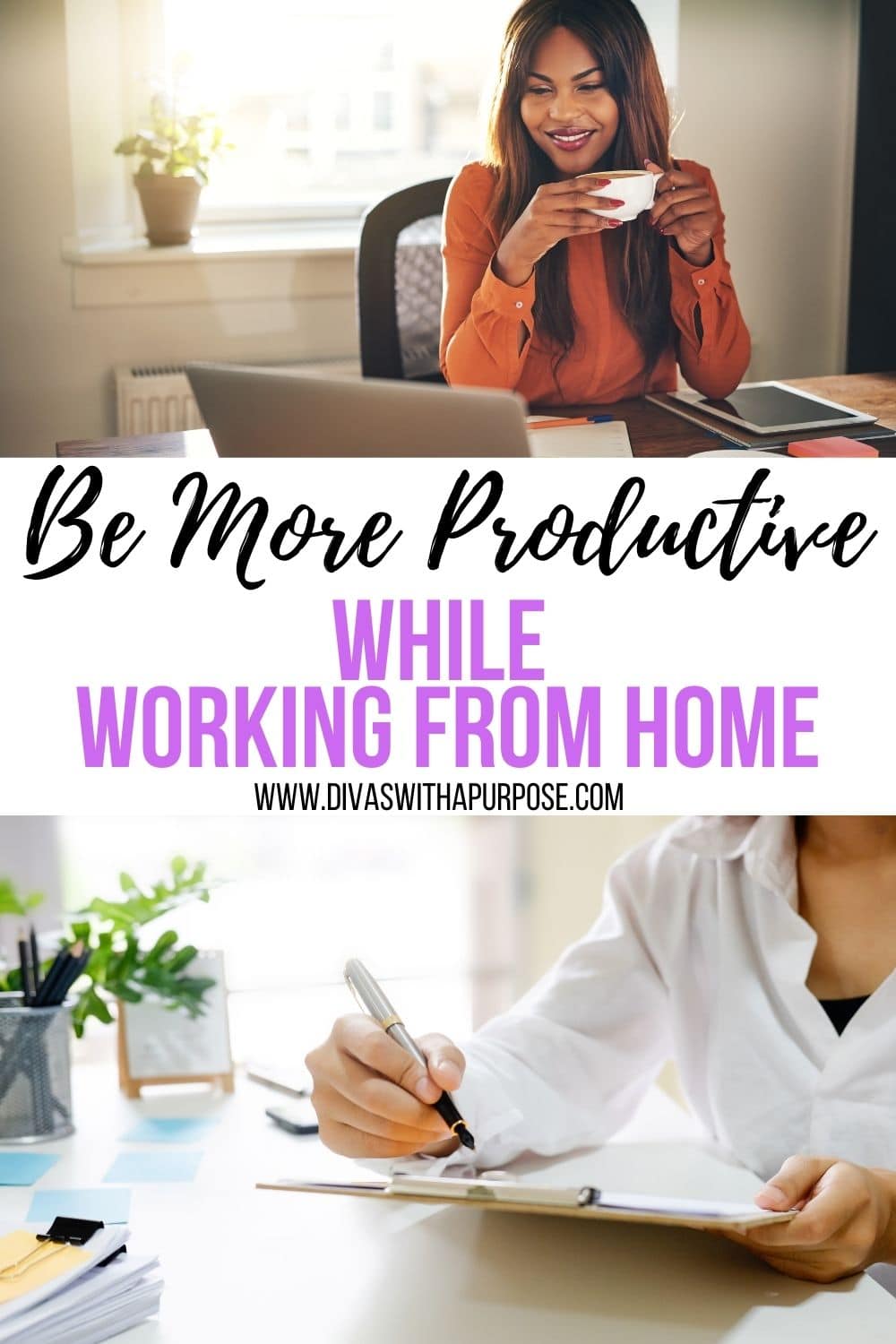 Are you wondering how to be more productive while working from home? It may seem impossible, but where there's a will there's a way. This article includes some tips to focus more on what you can do with the time you have available. #productivity #homebusiness