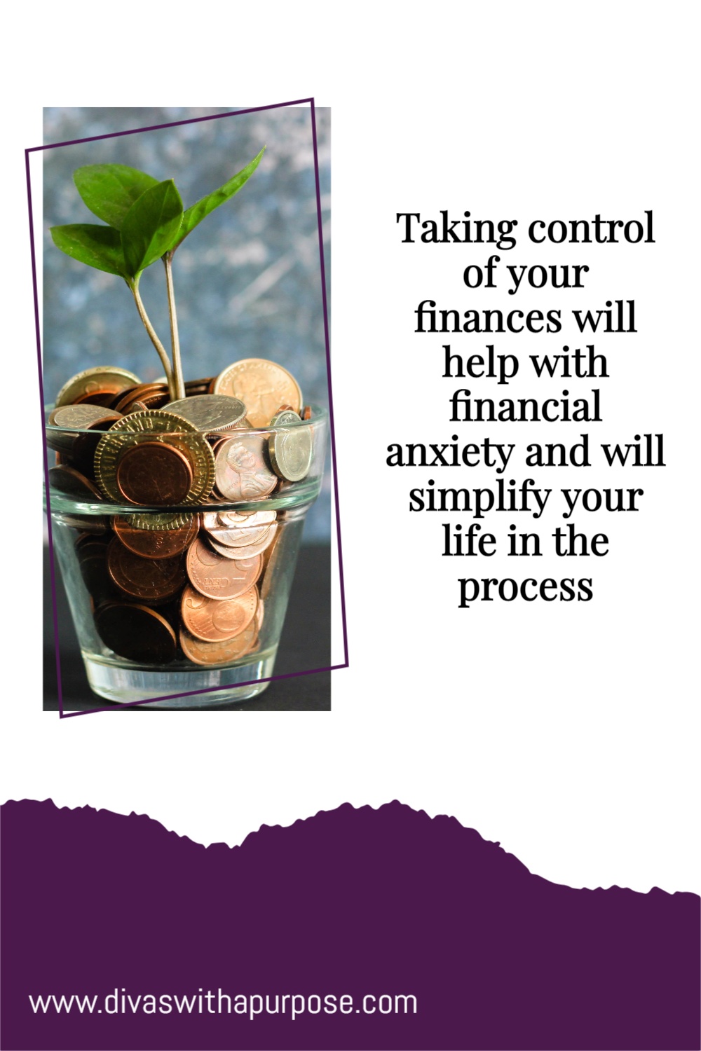 Taking control of your finances will help with financial anxiety and will simplify your life in the process