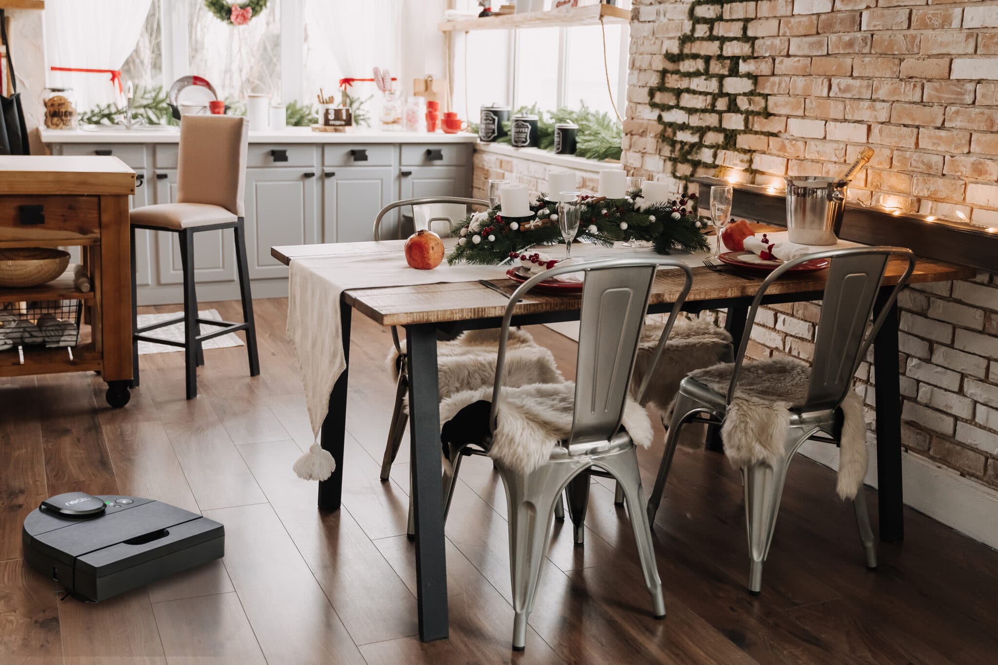 Give your large home the ultimate cleaning with the new Neato D10 Intelligent Robot Vacuum. It can clean up to 2,700 square feet on a single charge.