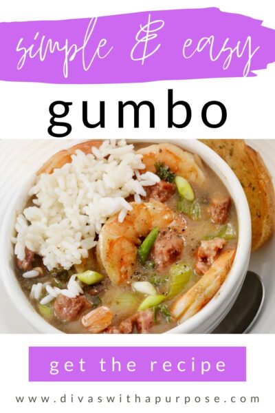 Simple and Easy Gumbo | Quick and Easy Meals | Divas With A Purpose