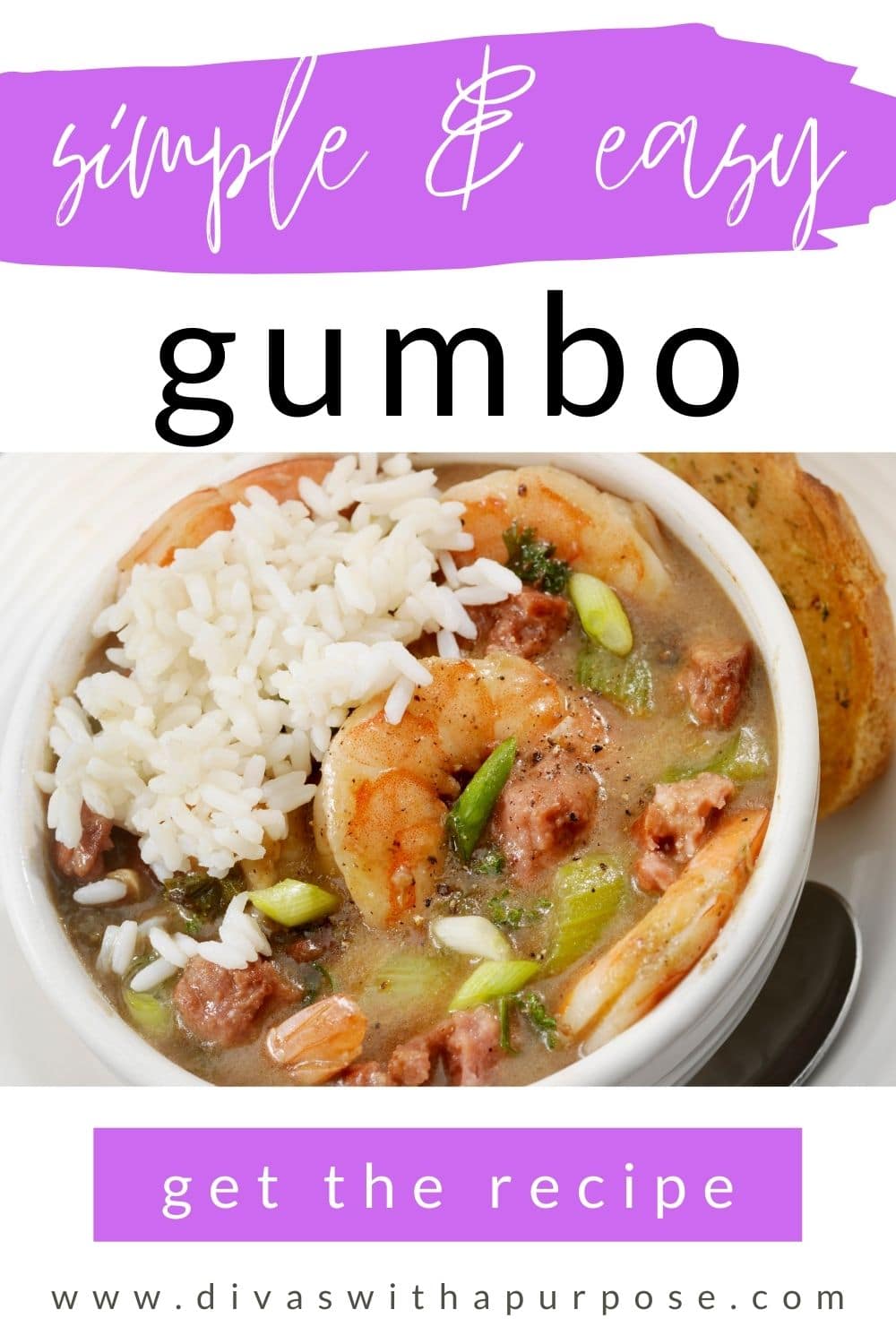 Simple and Easy Gumbo | Quick and Easy Meals | Divas With A Purpose