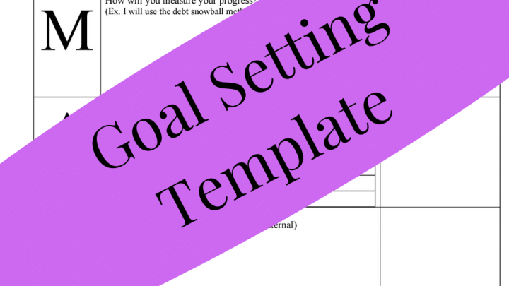 Image for Setting Goals Template
