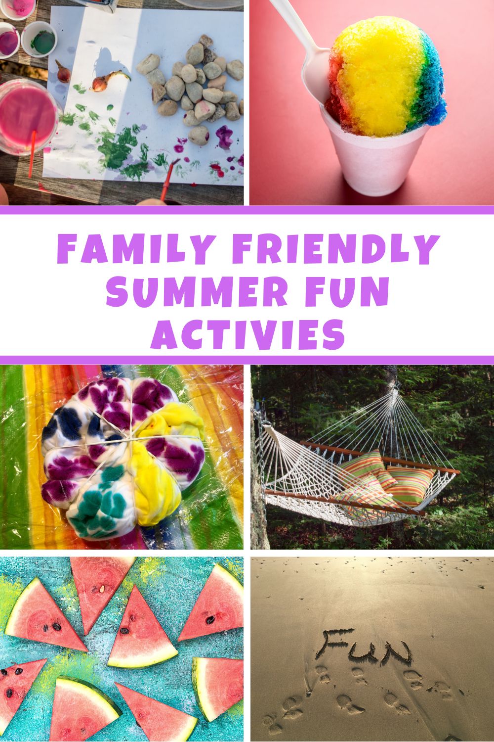 Family Friendly Summer Fun Activities