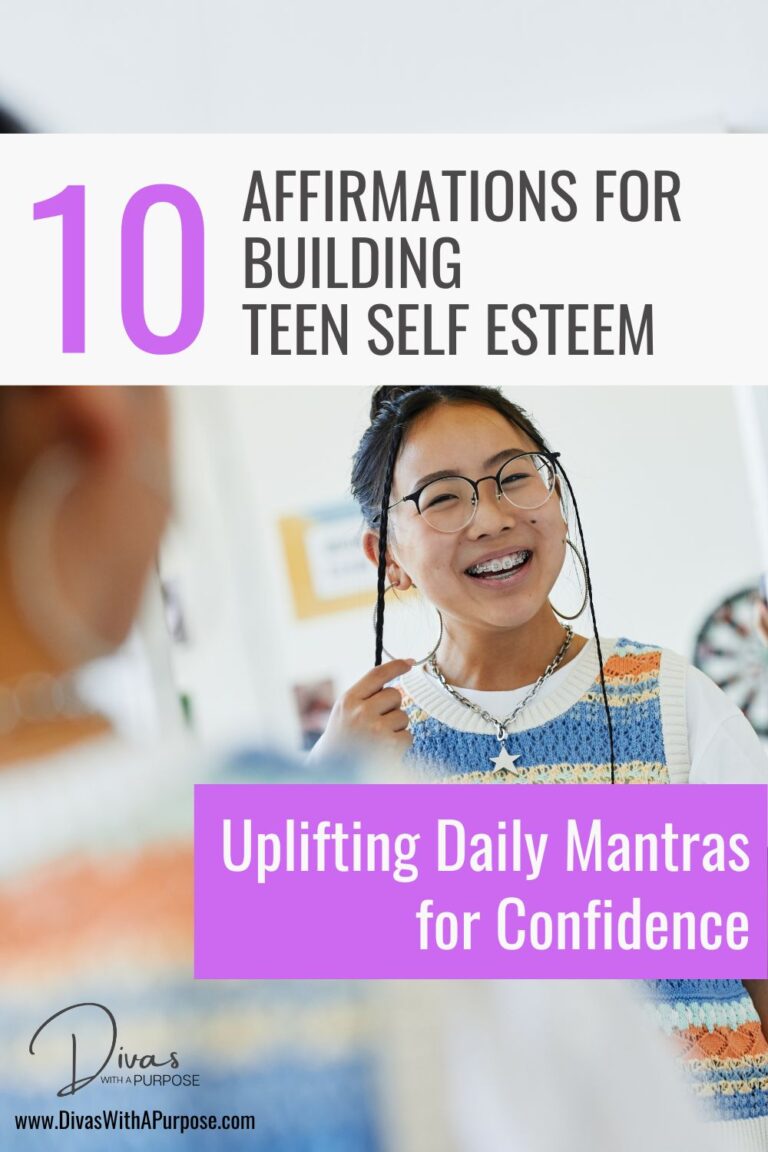 10 Affirmations for Building Teen Self Esteem