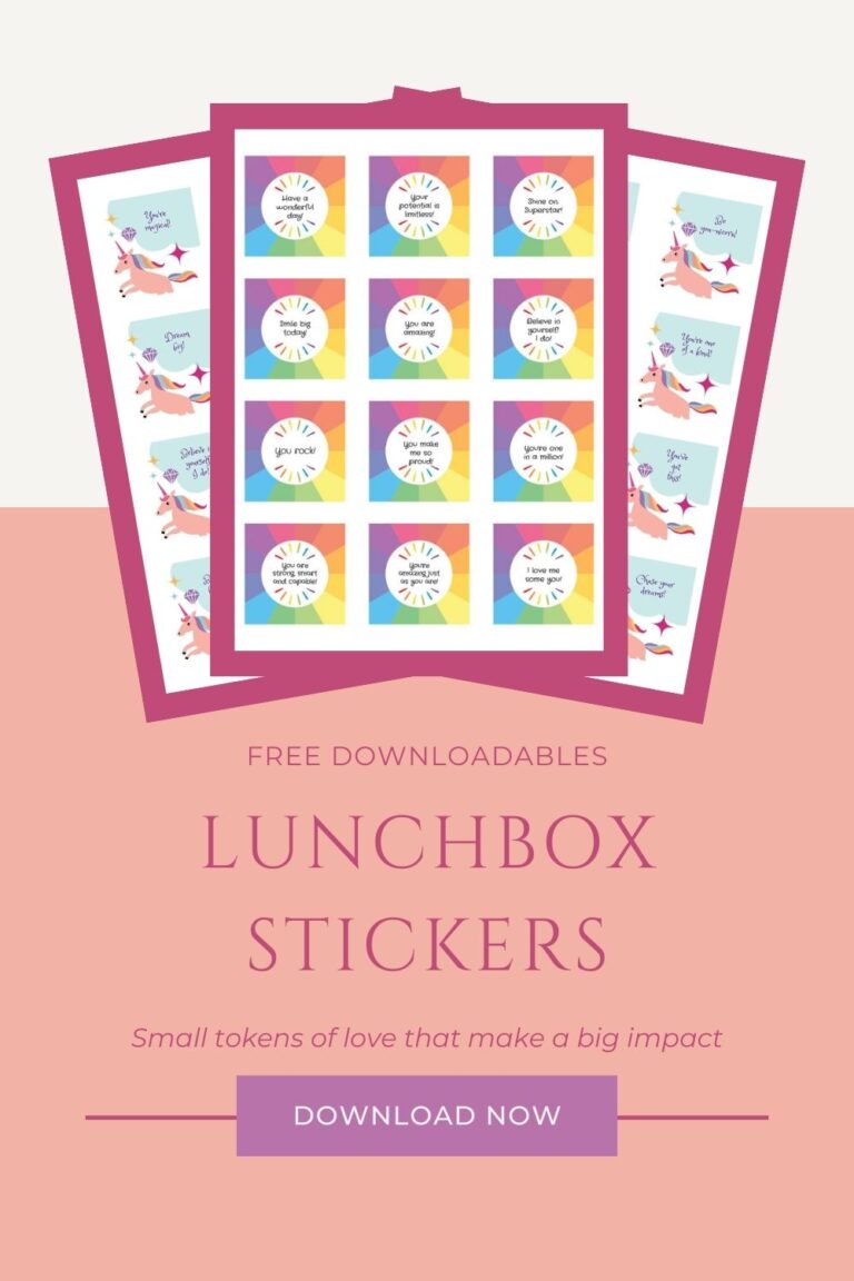 Free Lunch Box Stickers: Spreading Joy in Your Child’s Day