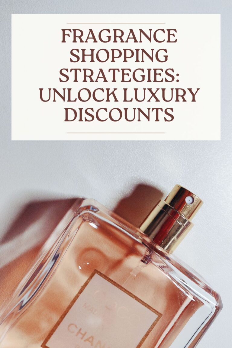 Fragrance Shopping Strategies: Unlock Luxury Discounts