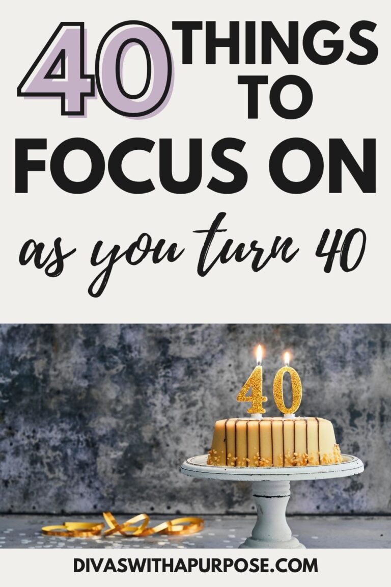 40th Birthday Reflections: 40 Things to Focus On and Release