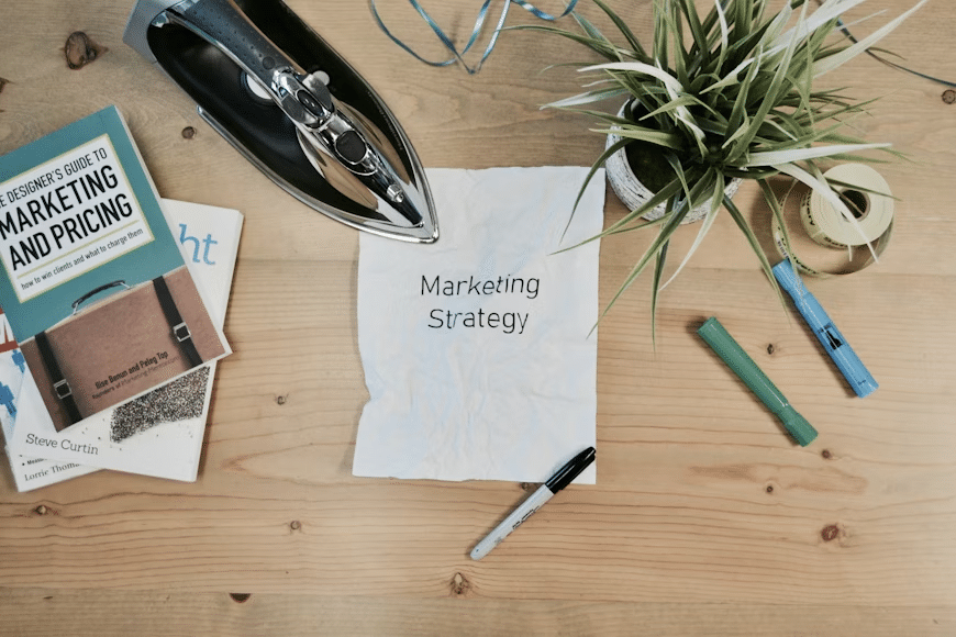 Marketing strategy workspace representing Rawcut Creative review 2026 and digital branding approach