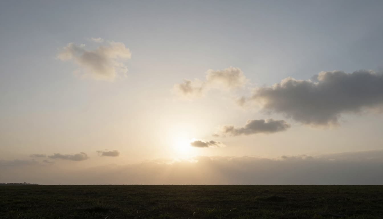 Sunrise over an open field symbolizing hope, renewal, and moving forward after infertility