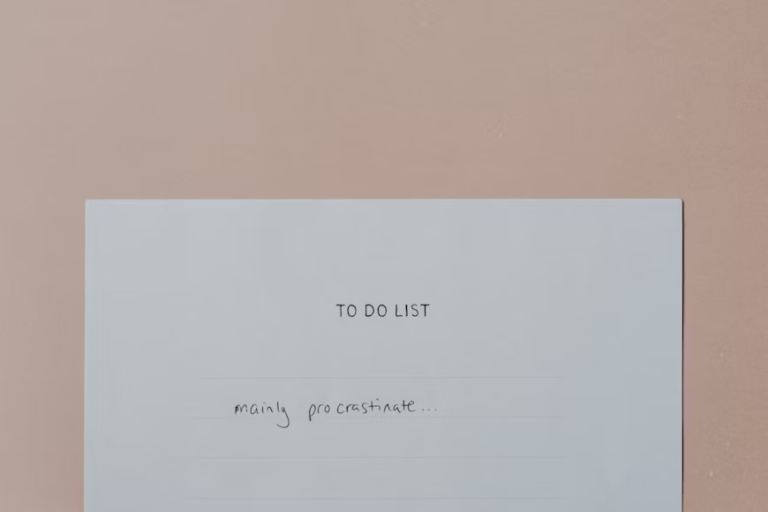 Notebook with a to-do list for planning spring projects and seasonal goals