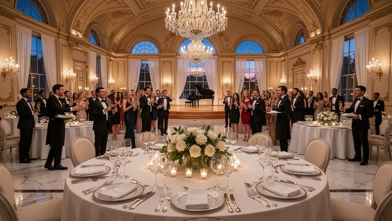 organized event setup for hosting large gatherings successfully