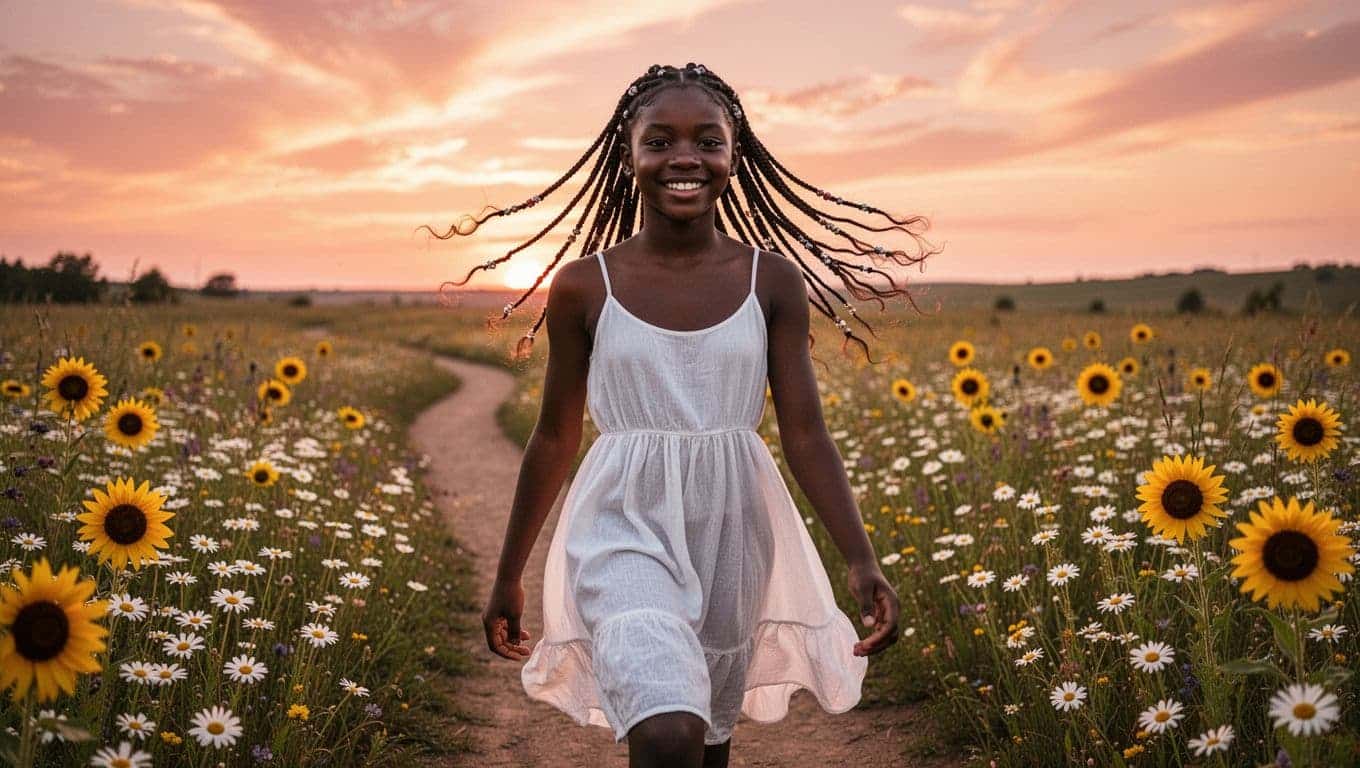 confident teen girl walking outdoors symbolizing growth and self-confidence