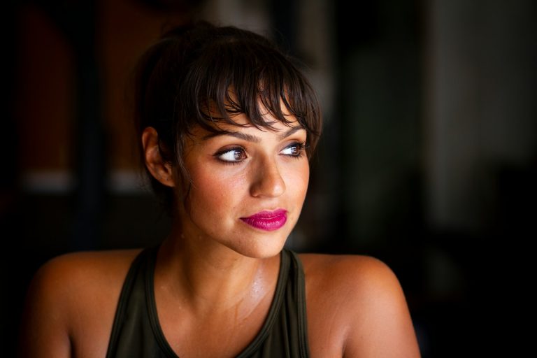 Woman with healthy glowing skin reflecting confidence and natural beauty