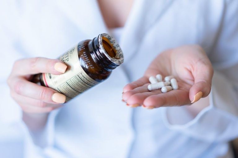 A woman entrepreneur planning a supplement brand launch