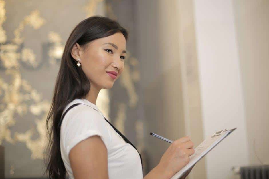 A woman planning her food business kitchen