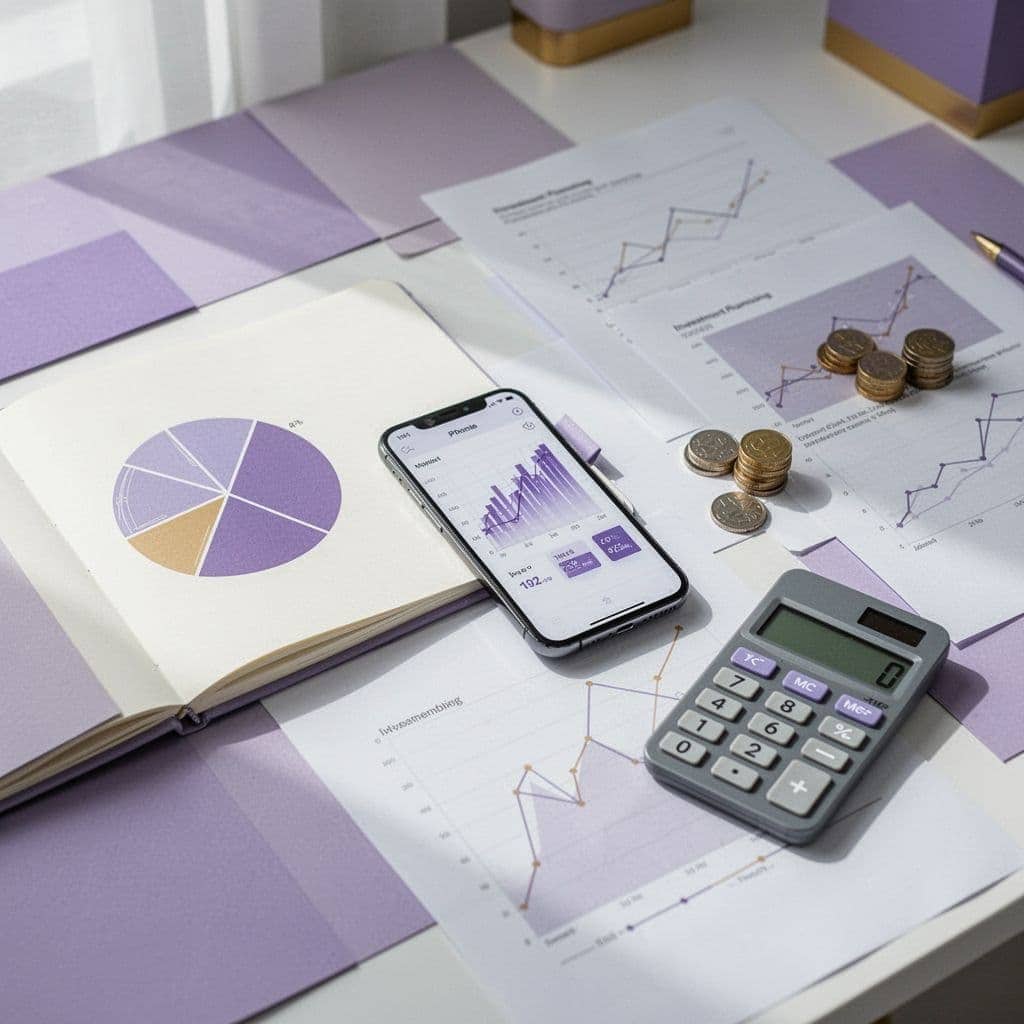 Investment planning tools illustrating a diversified investment portfolio.