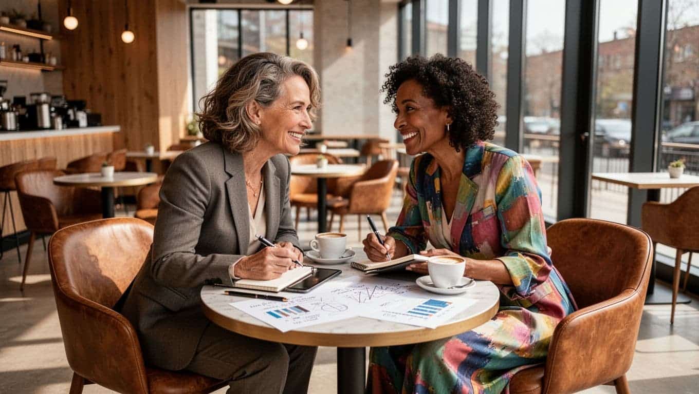 Women entrepreneurs meeting together for networking and business support.